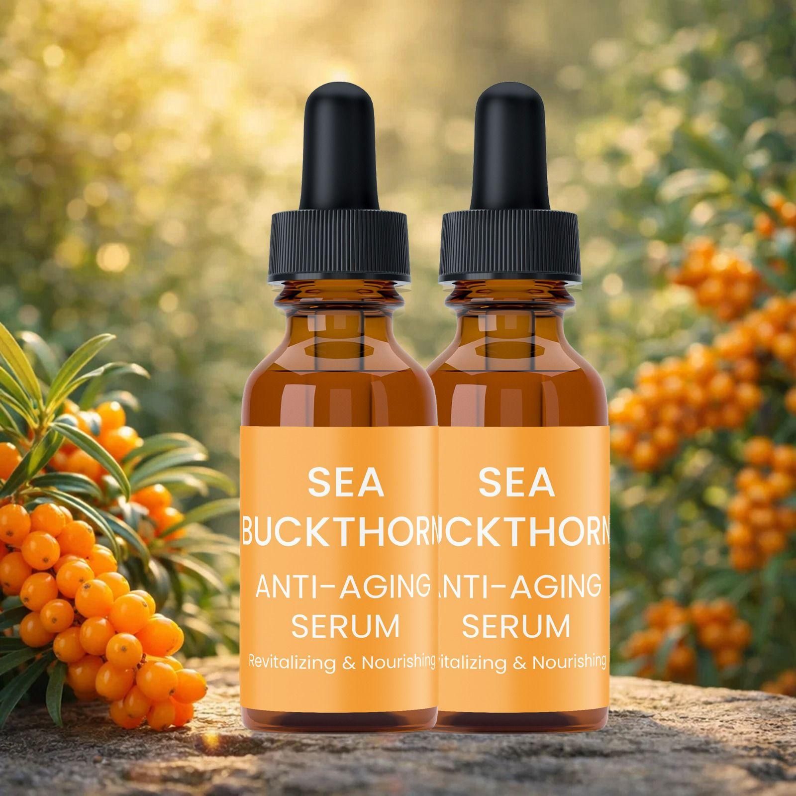 Sea Buckthorn Anti-aging Serum ? Revitalizing & Nourishing Skin 50ml Each (Pack of 2)
